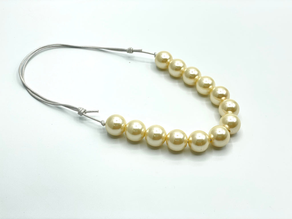 Ivory Pearl Midi Beads