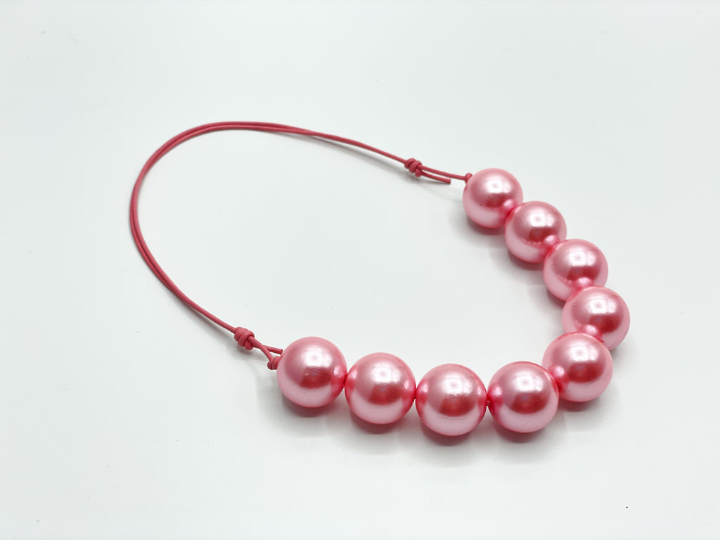 Guava Pearl Regular Adjustable Necklace
