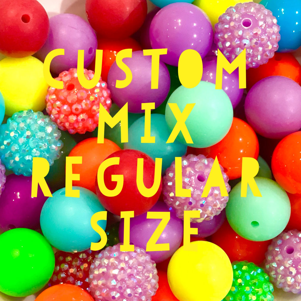 Custom Neon Mix Regular Adjustable Necklace