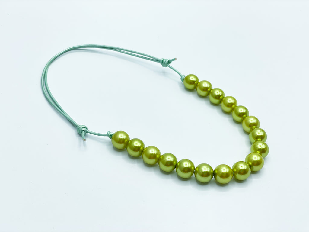 Light Olive Pearl Bitty Beads